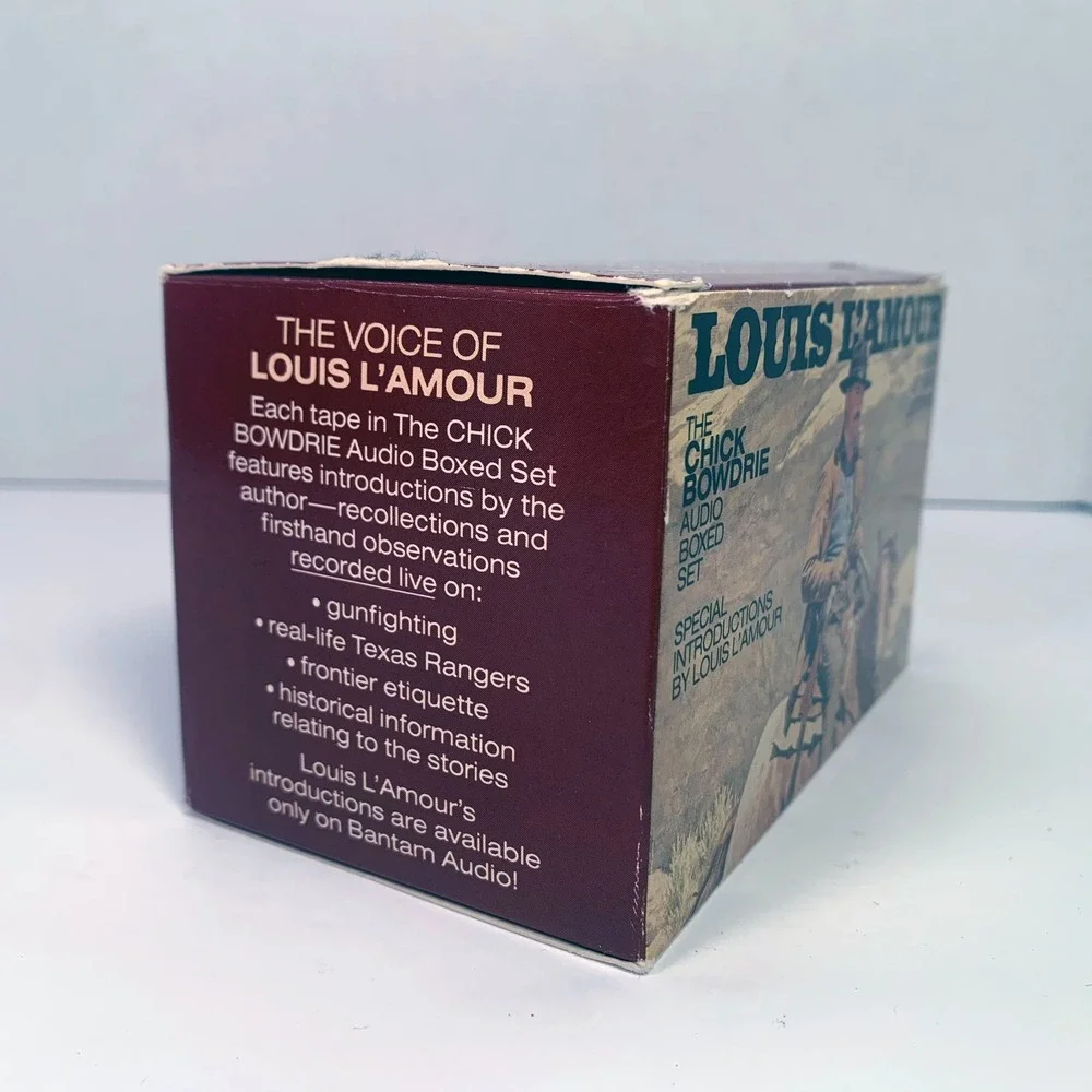 Louis L'Amour - The Chick Bowdrie Box Set Audio Book 3 Cassette Tapes‎